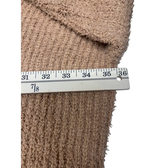 Wishlist Cozy Oversized Knit Sweater M/L V-Neck Pullover In Tan By Wishlist - Picture 3 of 7